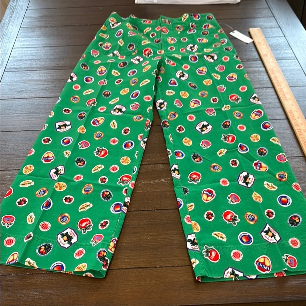 Anthropologie Maeve The Colette Cropped Wide-Leg Pants Size 29 - Picture 4 of 13